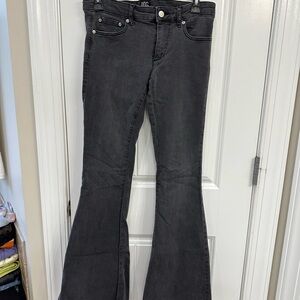 BDG black/grey Lowrise Black Flare Jeans